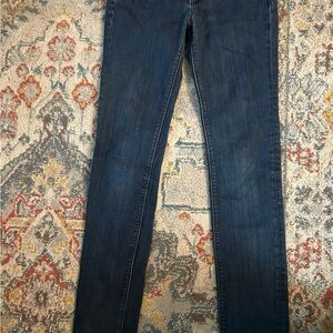 Express Dark Blue Women's Skinny Jeans